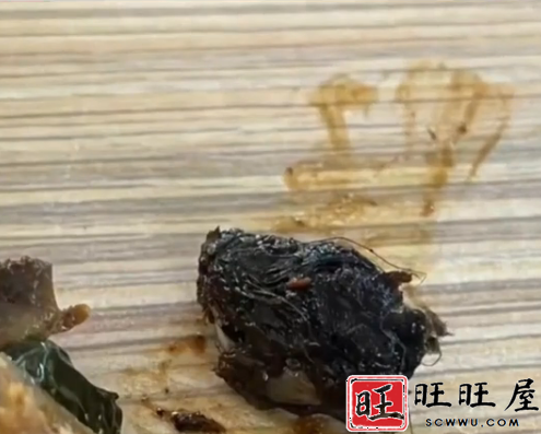 一所高校食堂饭菜中出现异物，官方说这是鸭脖，但许多网友都认为是老鼠头